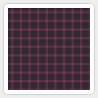 Leila Plaid by Suzy Hager      Leila Collection    Shades of Violet Sticker